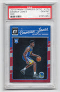 2016 panini donruss optic damian jones psa 10 #174 red