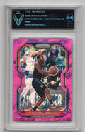 2020-21 Panini Prizm Kawhi Leonard #209 Pink Cracked Ice Clippers TCG 9.5 gem mint
