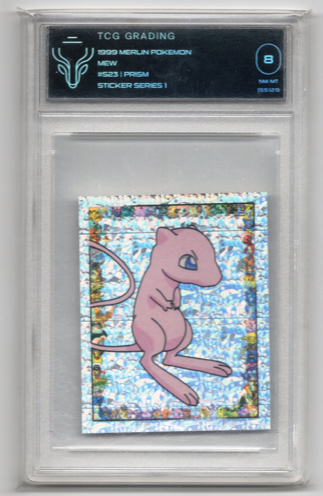 Mew S23 Special Glitter Series 1 Pokemon Merlin CGC 8 Nm/Mint