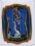 Matisse Thybulle 2020-21 Panini Select Orange Prizms Die Cut #15/65 76ers