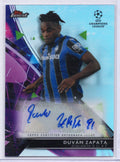 2021-22 Topps Finest UEFA Champions League Autograph Duván Zapata Auto #BA-DZ