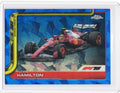 LEWIS HAMILTON 2025 TOPPS CHROME F1 #76 SCUDERIA FERRARI BLUE  REFRACTOR