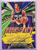 2022-23 Court Kings Fresh Paint Autograph Jabari Walker RC 041/49 No FP-JBW