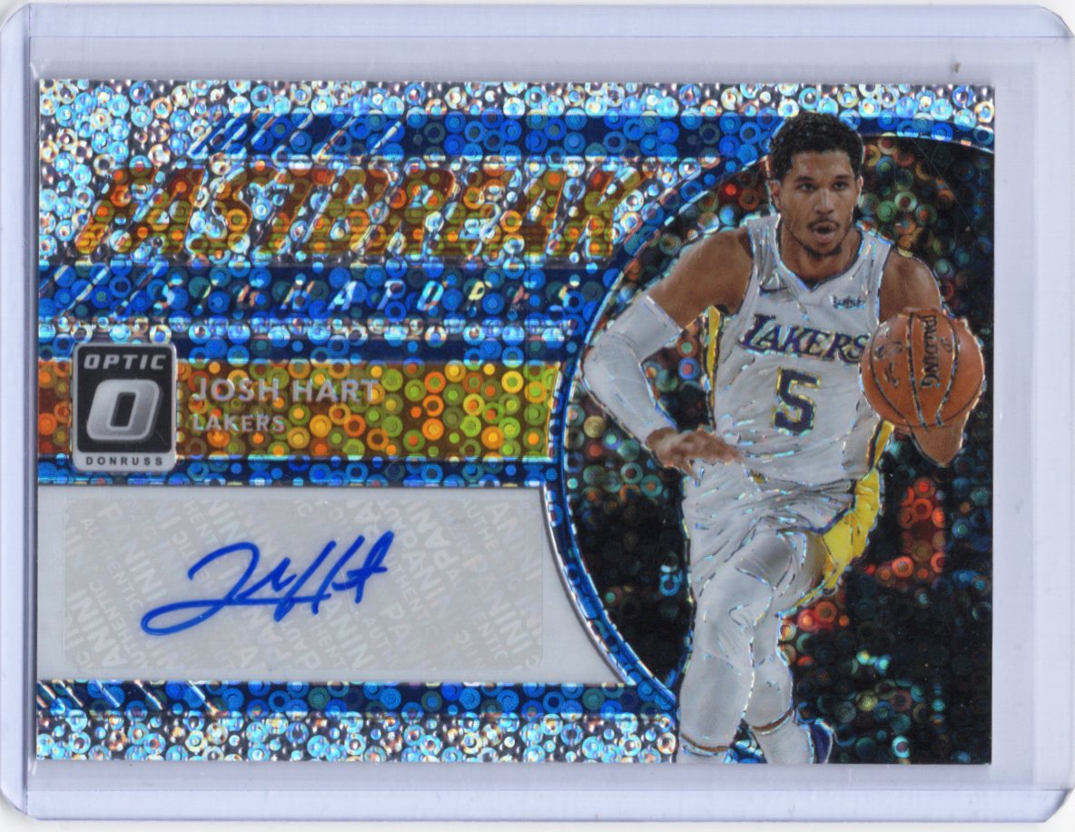 2017-18 Panini Donruss Optic - Fast Break Signatures Josh Hart #FB-JHT (AU, RC)