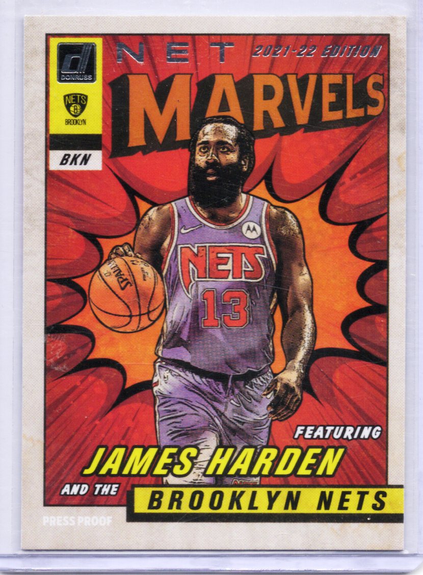2021-22 Donruss #13 James Harden Net Marvels