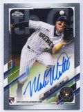 2021 Topps Chrome Mark Mathias #RA-MMA Refractor Auto Miwaukee Brewers RC
