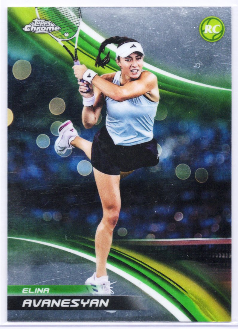 2025 Topps Chrome Tennis Elina Avanesyan