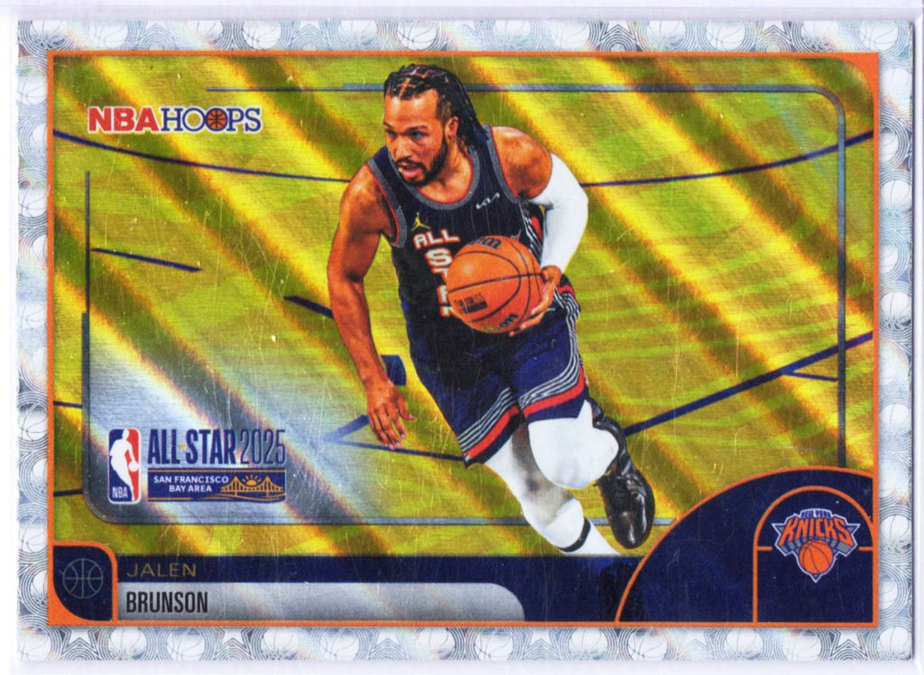 2025-26 Topps NBA Hoops Basketball All Star Jalen Brunson #278 Rainbow