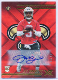 J.T. Barrett 2018 Panini XR Rookie Auto Orange 08/49 #113 Ohio State Saints SP