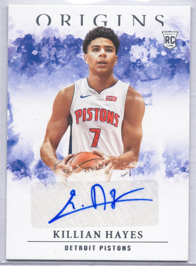 2020-21 Panini Origins Killian Hayes Rookie Autographs #RA-HAY Pistons IYC899