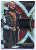 Apollo Crews 2023 Panini Select WWE Selective Swatches Silver Prizm Mem #SW-ACR
