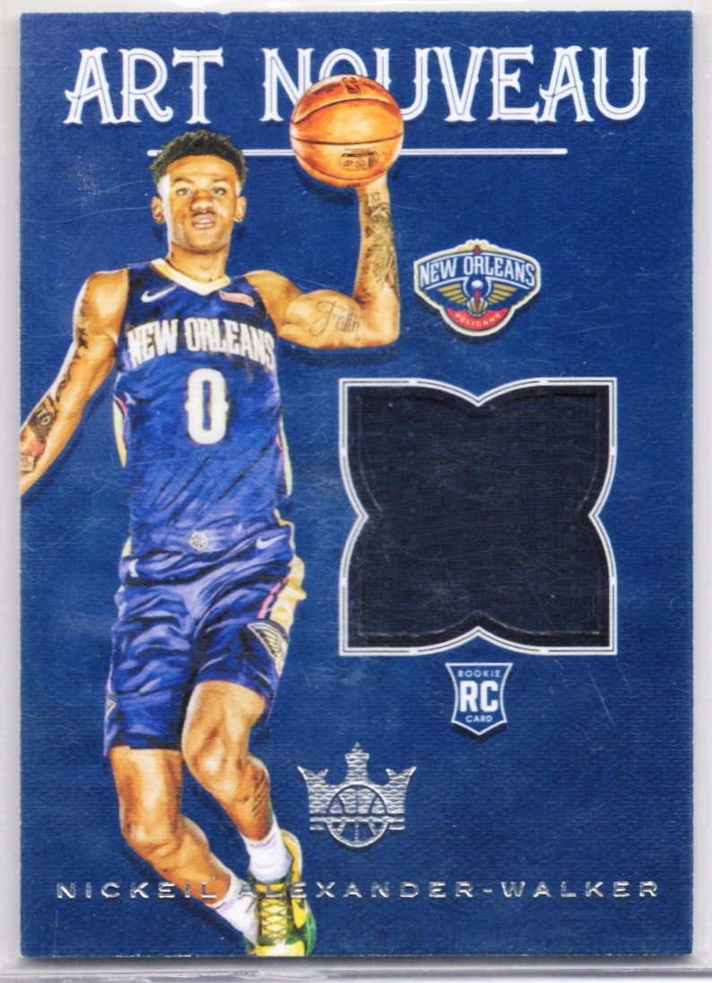 2019-20 Court Kings /179 Art Nouveau Rookie #8 Nickei Alexander-Walker Pelicans