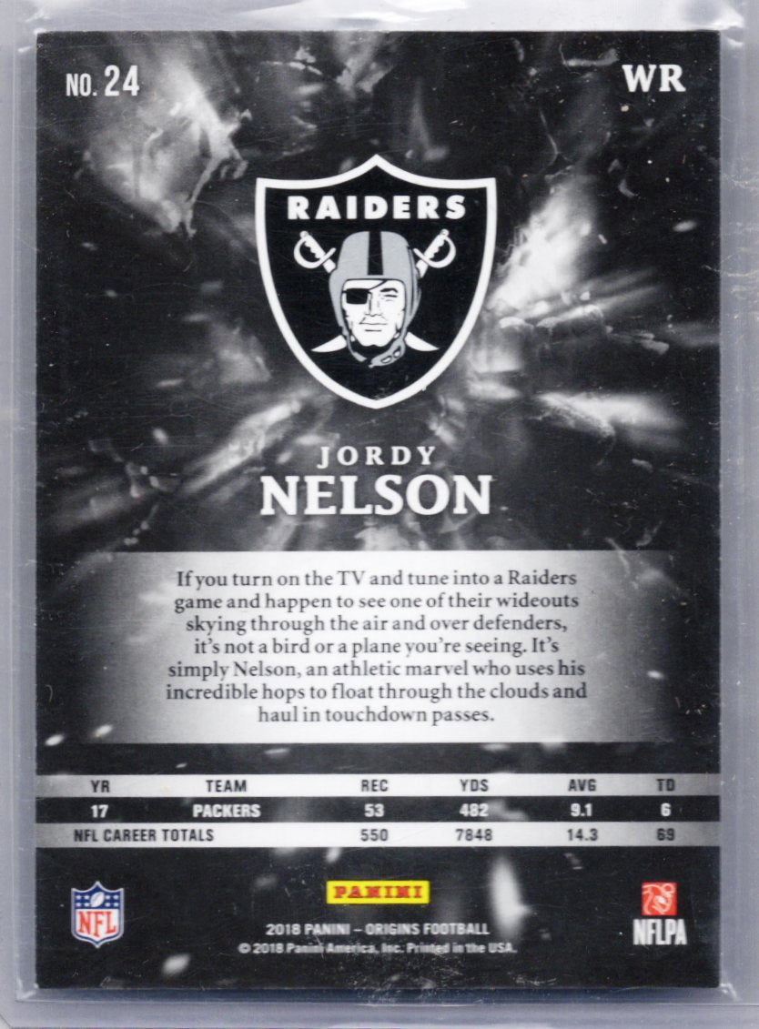 2018 Panini Origins Blue 05/99 Jordy Nelson #24 03wd