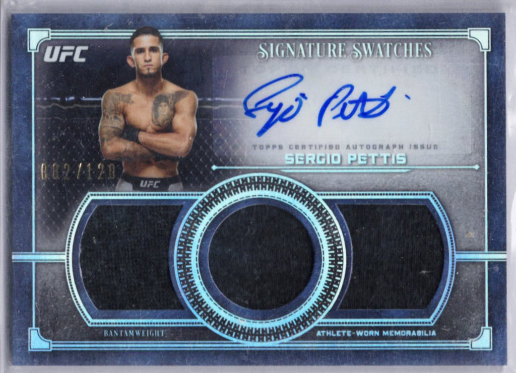 2019 Topps Museum Collection 15/199 Sergio Pettis #SSATR-SP Auto