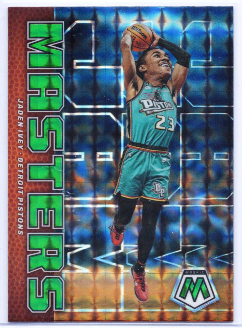 2022-23 Mosaic - Jam Masters Green Prizm Rookie - Jaden Ivey #7