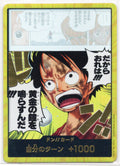 2026 One Piece Don!! Card Gold Monkey D. Luffy JP RF76
