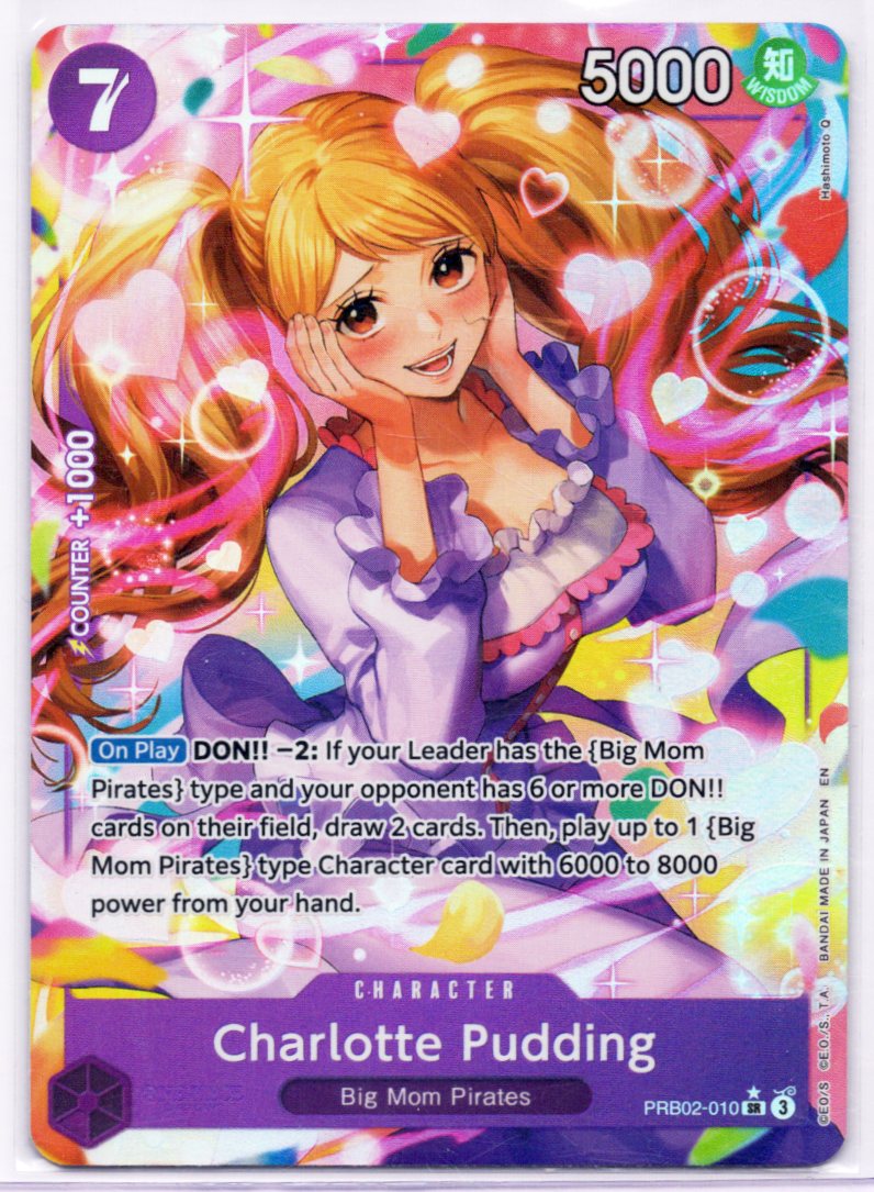 Charlotte Pudding PRB02-010 Alternate Art One Piece TCG