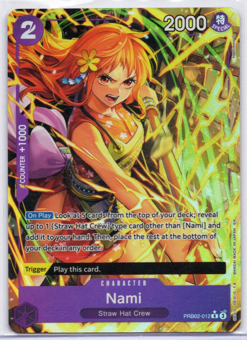Nami (Alternate Art) Foil R Premium Booster -The Best- Vol. 2 PRB02-012 NM