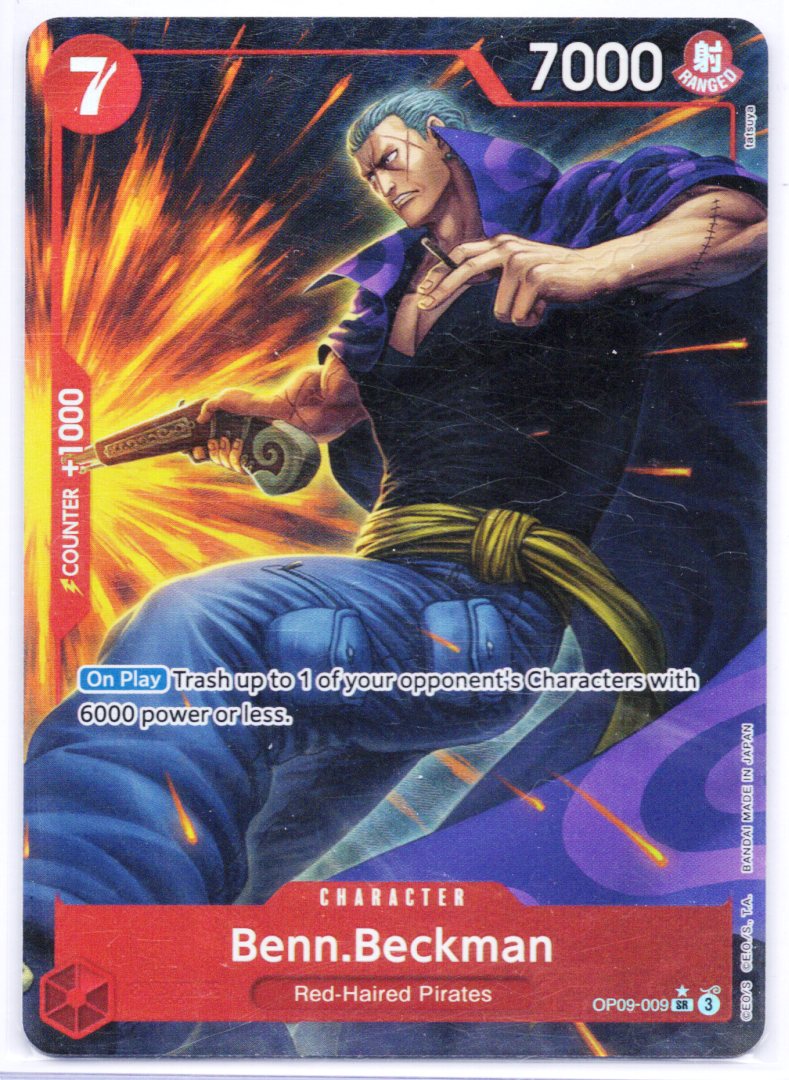Benn.Beckman (Parallel) [OP09 - OP09-009] - NM [Foil] TCG One Piece