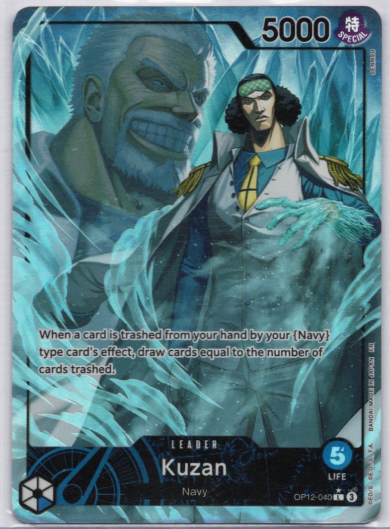 2025 One Piece Legacy of the Master Alternate Art #OP12-040 Kuzan