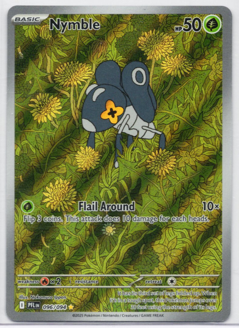 Pokemon ME02: Phantasmal Flames Nymble #096/094 Holo