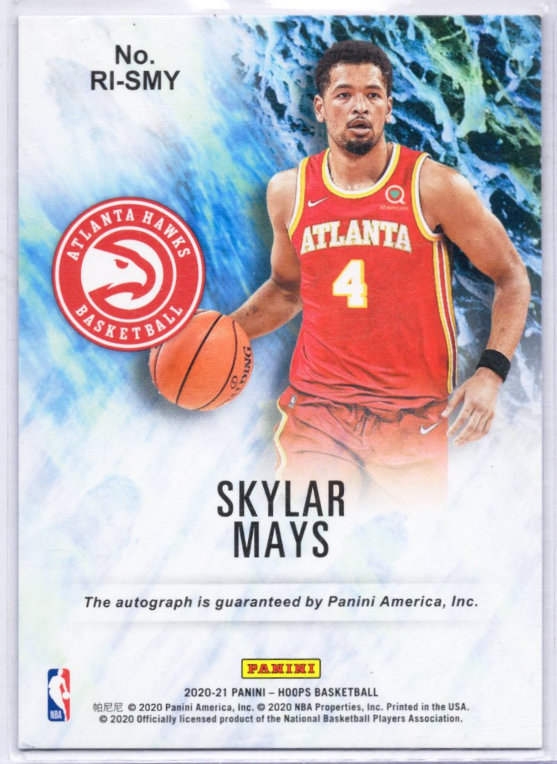 2020-21 Panini NBA Hoops Rookie Ink Skylar Mays #RI-SMY Auto RC 0u46