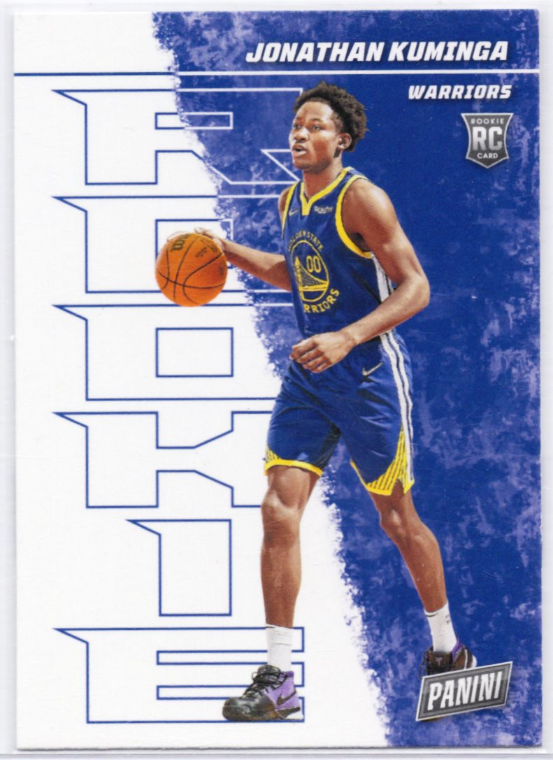 2021-22 Panini Player Of The Day #57 Jonathan Kuminga Rookie Card Warriors NM-MT